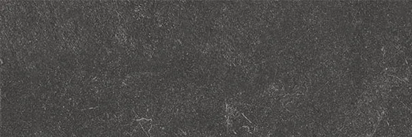 Anthrazitgraue Fliese 10×30 cm in Schieferoptik mit feinen hellen Adern und mattem Finish