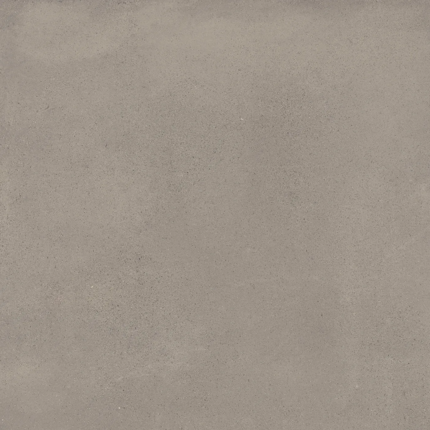 Graubeige Bodenfliese 45×45 cm mit gleichmäßig durchgefärbter Fläche und feiner Körnung im Betonlook.