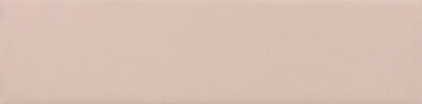 Equipe Costa Nova Pink Stony Wandfliese 5x20 cm aus glasiertem Steingut, matt, glatte Oberfläche, für Innenwände.