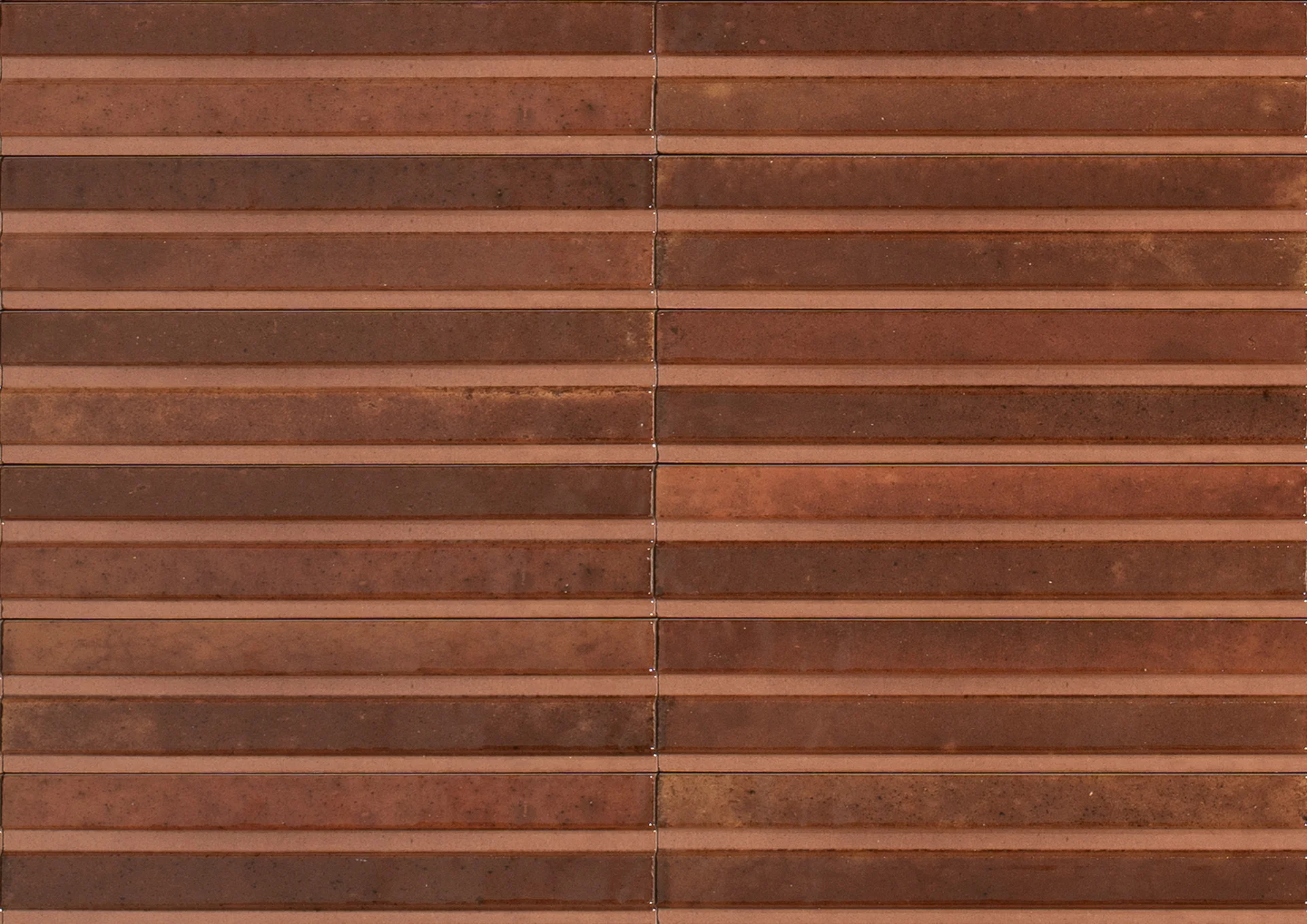 Marazzi Lume Caramel Struttura 3D Rake Glänzend - 6x24 cm | 14 mm