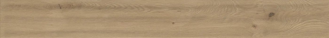 Atlas Concorde Log Moon Oak 20x180 cm – Feinsteinzeug in Holzoptik mit warmer Eichenmaserung, matte Oberfläche, Frontansicht