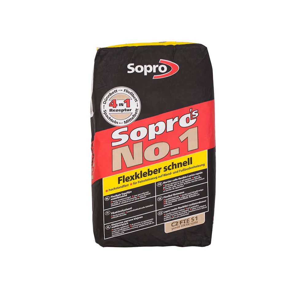 Sopro’s No.1 Flexkleber schnell 404 - 25 KG