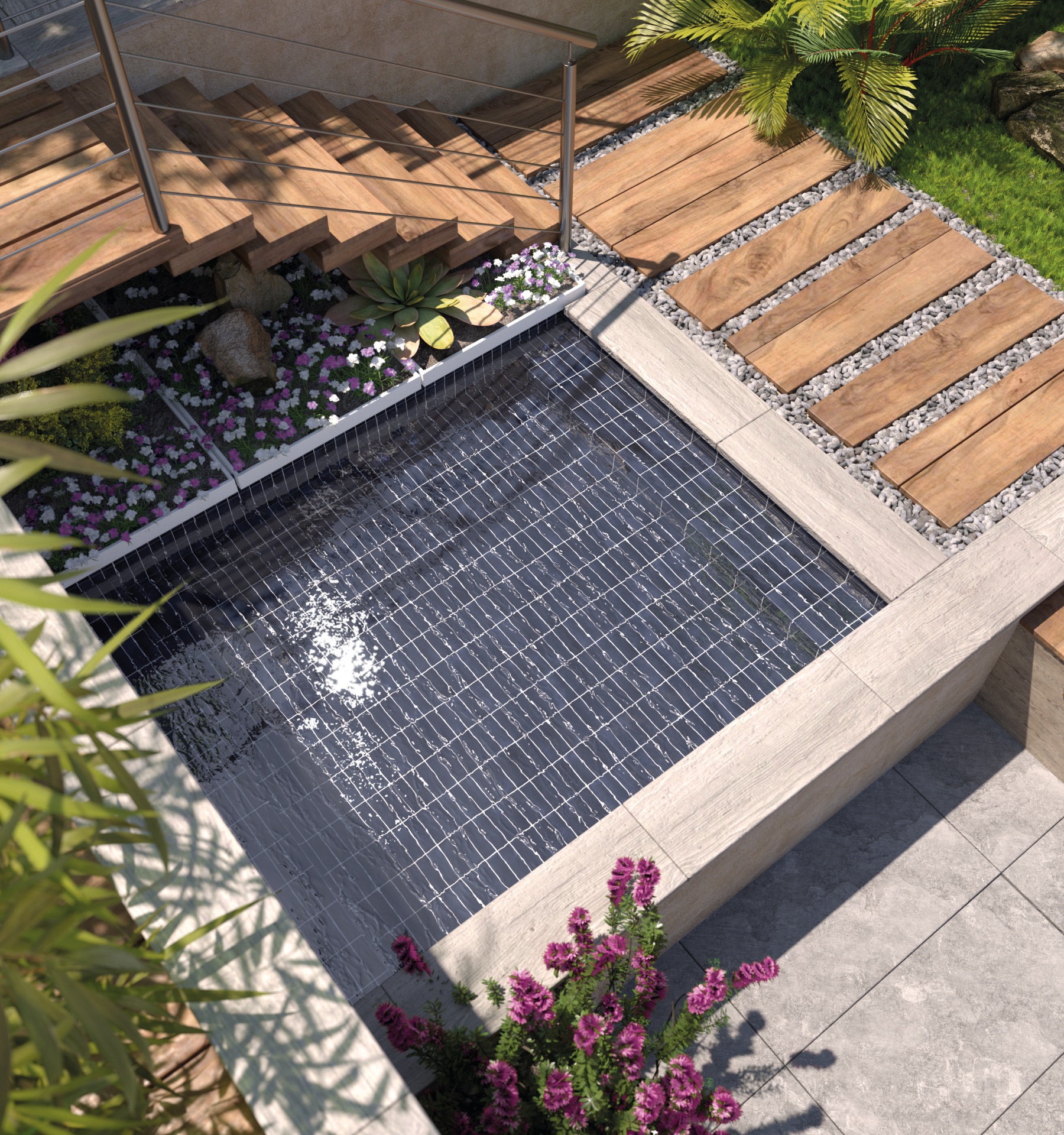 Equipe Coco Blue Night Glänzend - 5x15 cm | 7.8 mm