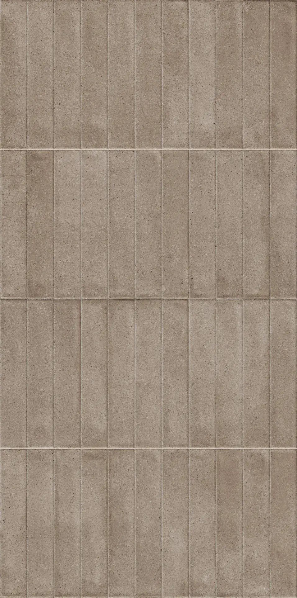 Riemchen-Fliese 5,3x30 cm in erdig-braunem Argilla-Ton, matt veredelt, mit handwerklicher Cotto-Anmutung.