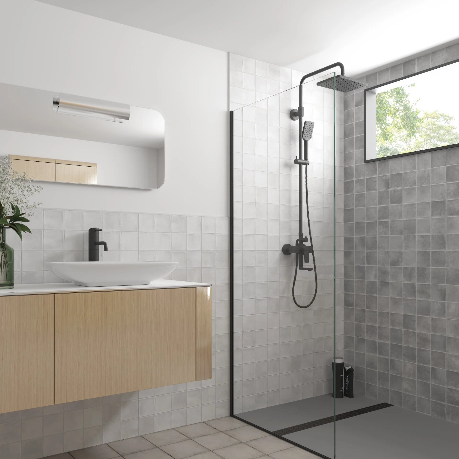 Equipe Argile Concrete Matt - 10x10 cm R10 B | 8 mm