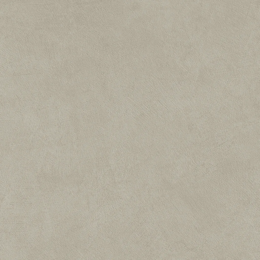 Warmgraue Fliese in Betonoptik, 120×278 cm, mit matter, fein gewolkter Oberfläche.