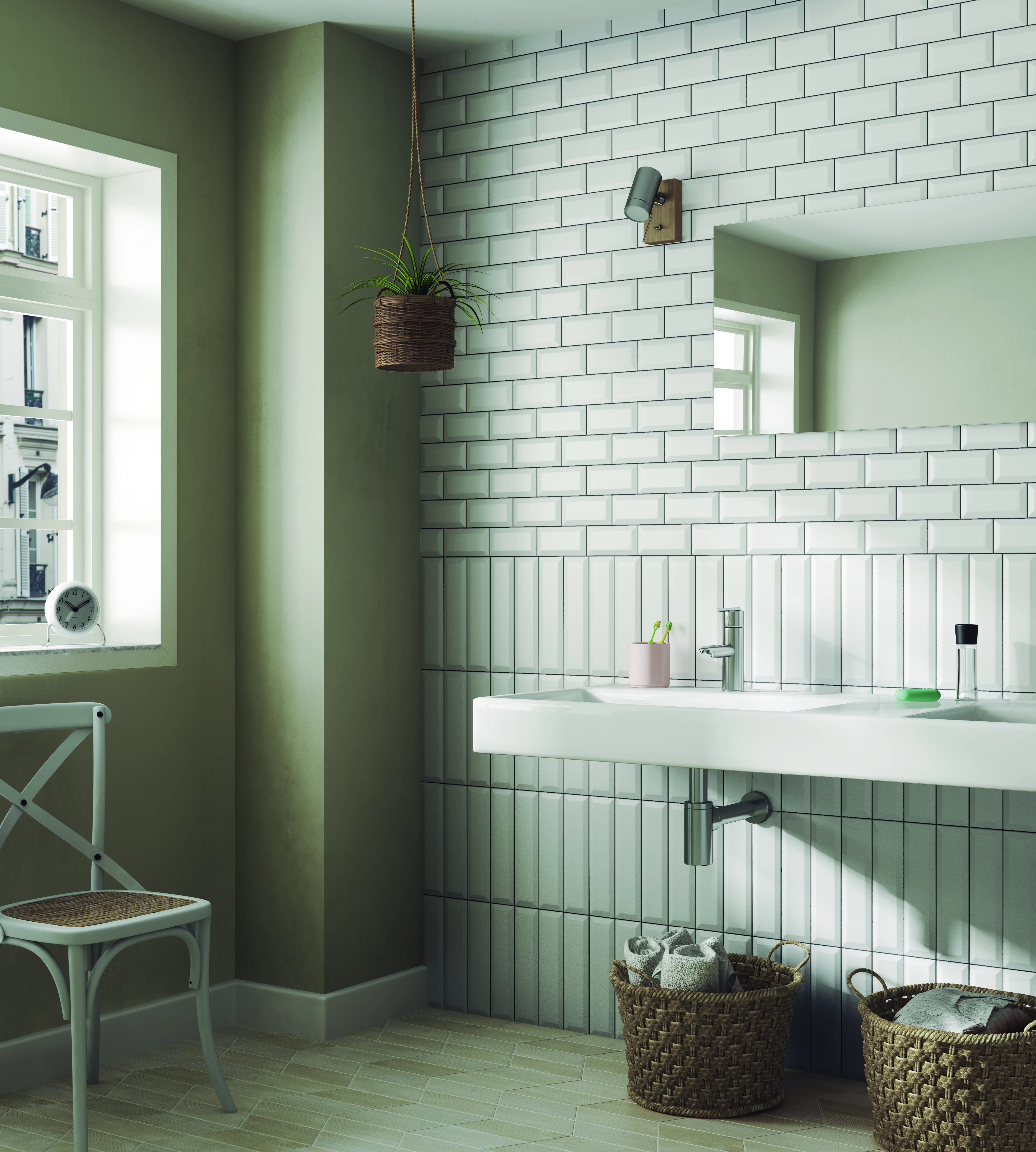 Equipe Metro White Matt - 7.5x30 cm | 8 mm