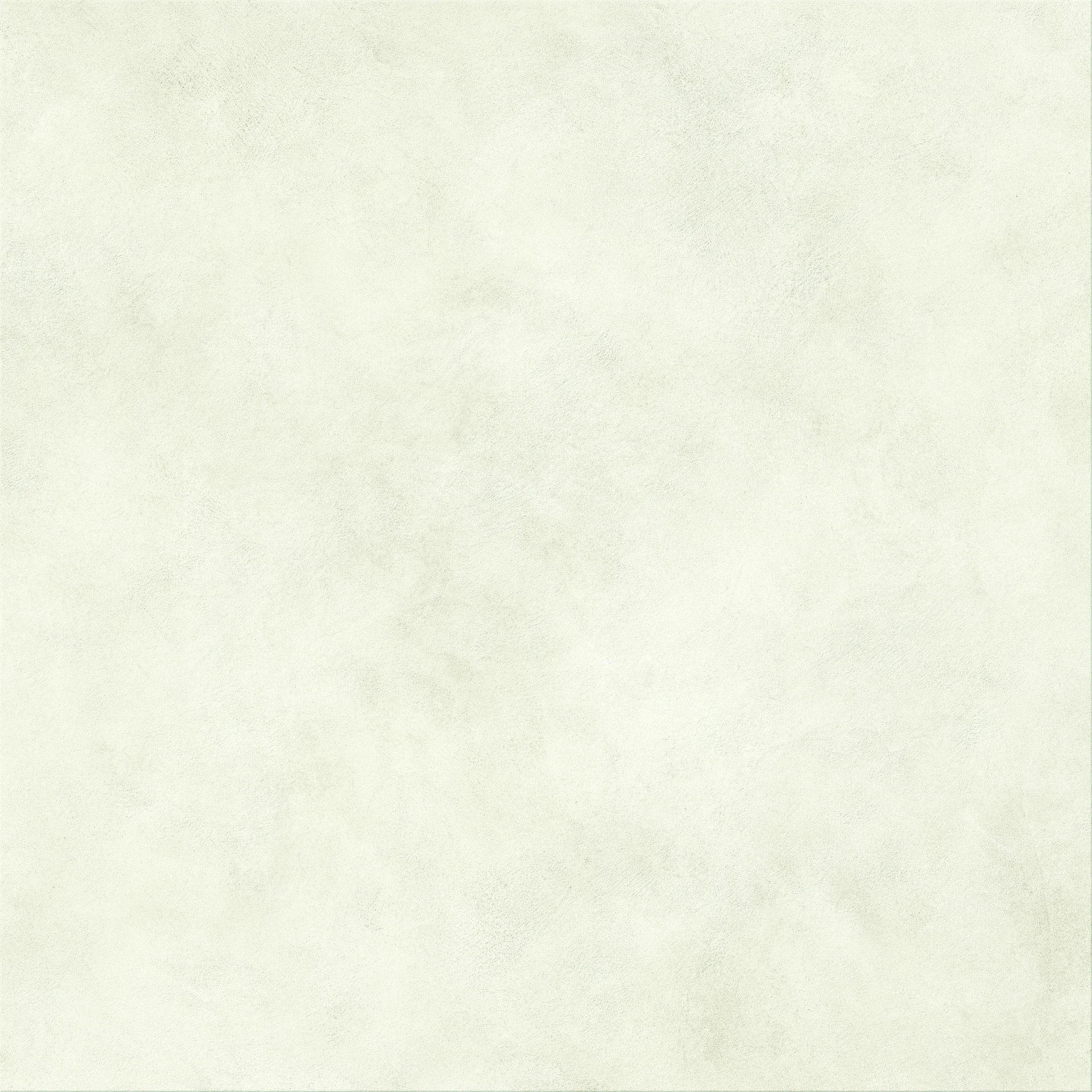 Cremeweiße Betonoptik-Fliese 120×120 cm in mattem Finish mit zart wolkiger Lasur über die Fläche – Ansicht 3.