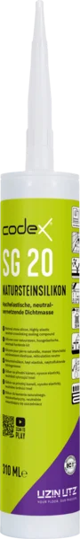 Codex SG 20 Natursteinsilikon - 310 ml havanna