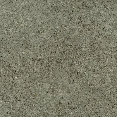 Taupegraue, steinige Wandfläche der Boost-Stone-Serie von Atlas Concorde.