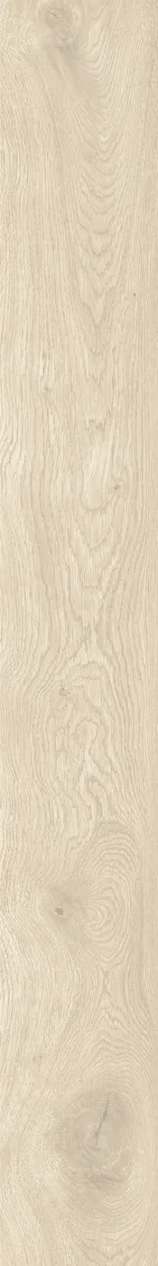 Lange Diele 22,5×180 cm hochkant in sehr heller Creme-Holzoptik, matte Oberfläche, sichtbare Maserung, weißer Hintergrund.