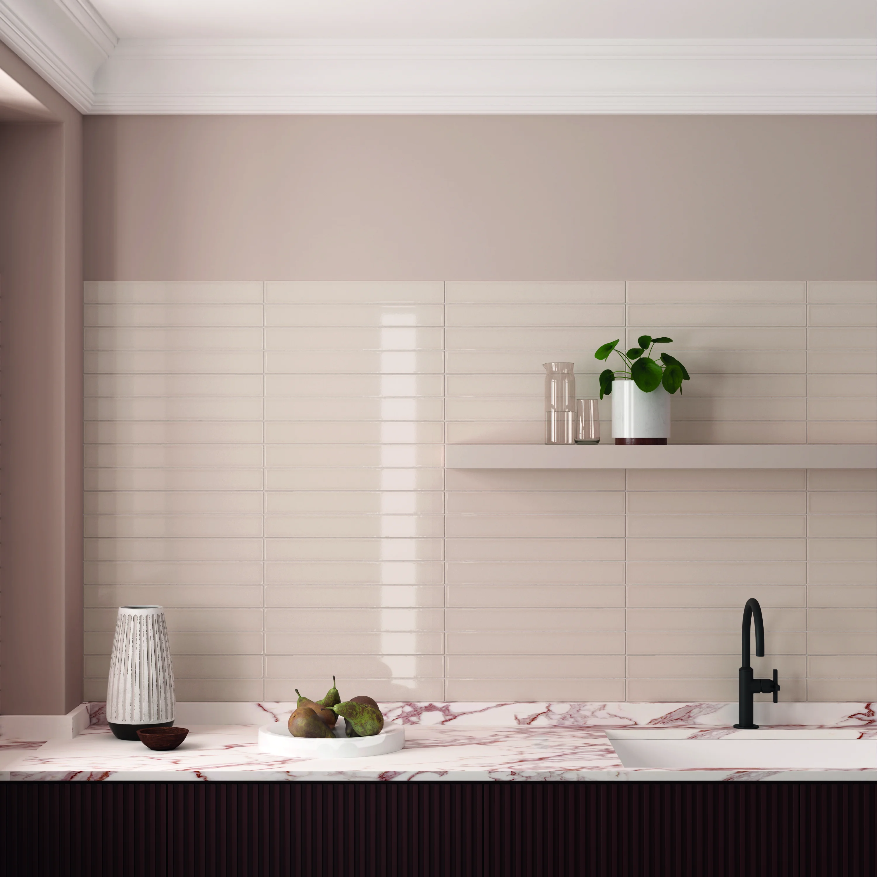 Equipe Vitral Snow - 5x40 cm glaenzend