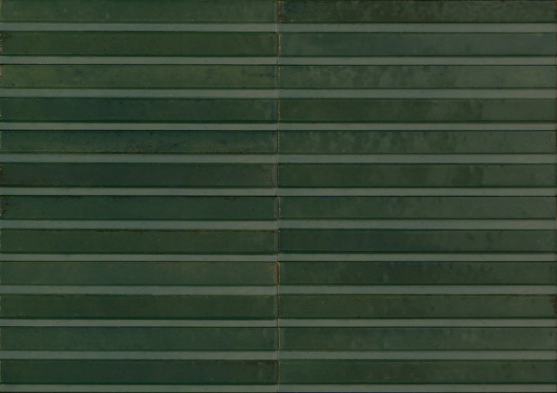 Marazzi Lume Green Struttura 3D Rake Glänzend - 6x24 cm | 14 mm