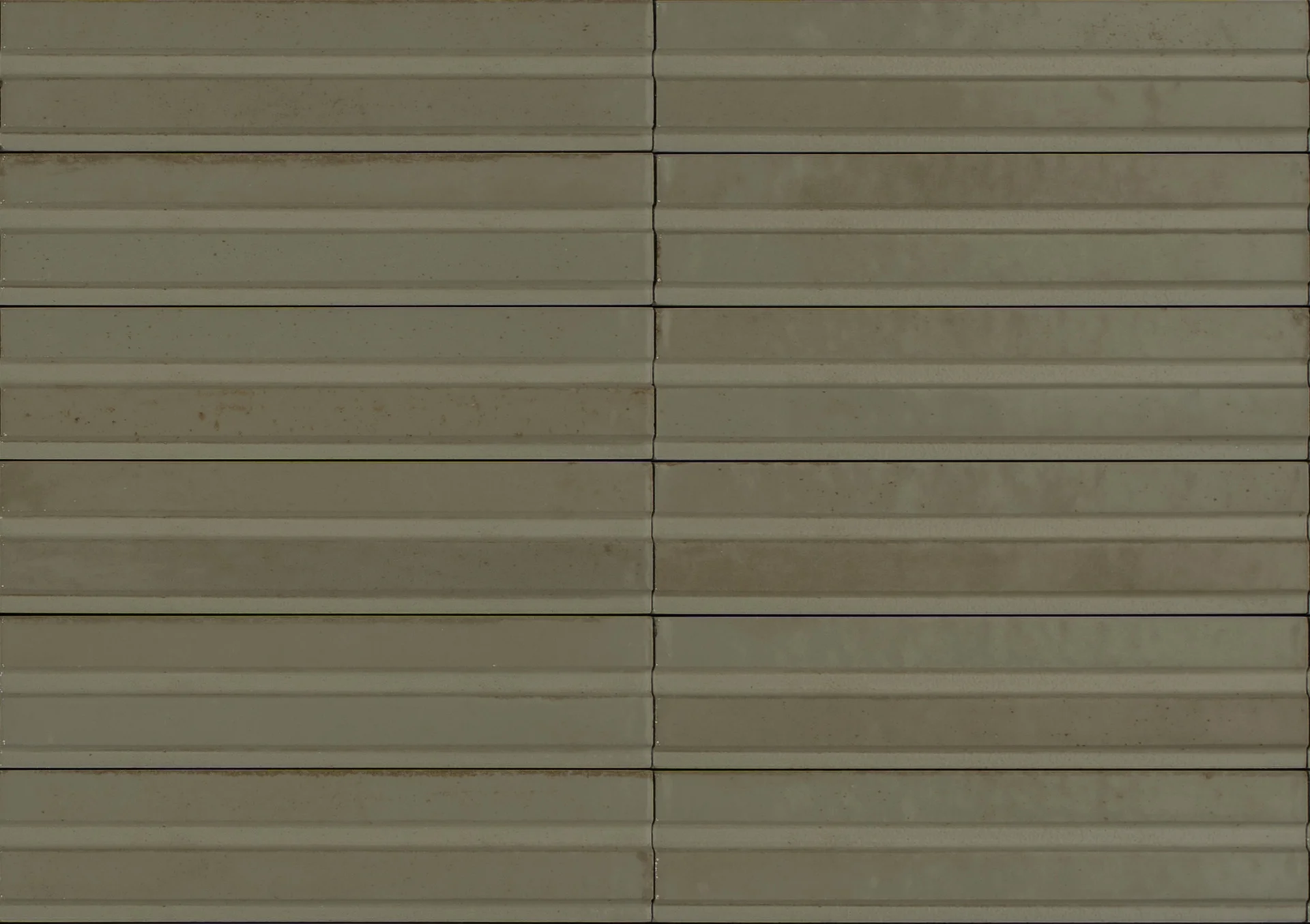 Marazzi Lume Greige Struttura 3D Rake Glänzend - 6x24 cm | 14 mm