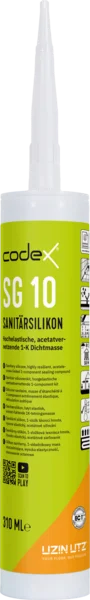 Codex SG 10 Sanitärsilikon - 310 ml caramel