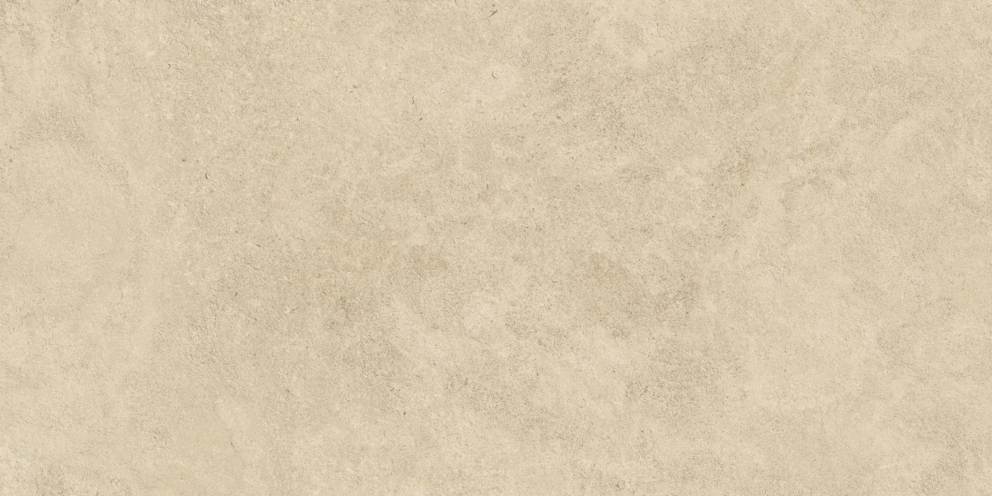 Boost Icor Dune von Atlas Concorde: sandbeiger Feinsteinzeug in matter Steinoptik, 120 x 120 cm