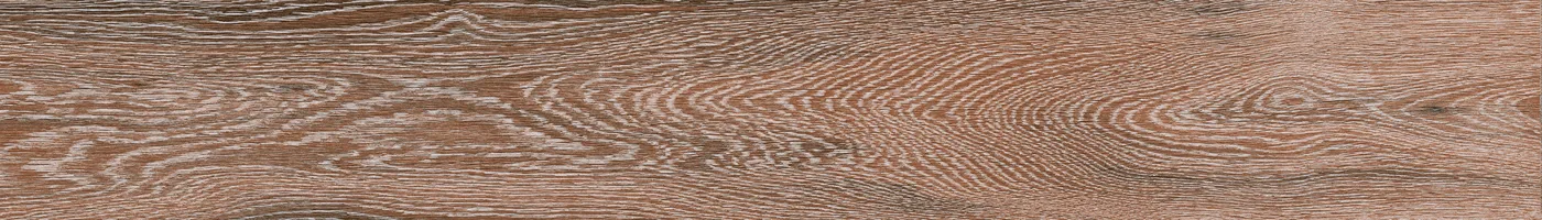 Holzoptik-Diele Treverkcharme Taupe 10x70 cm, mittleres Braun mit weiß gekalkter Eichenmaserung, Draufsicht