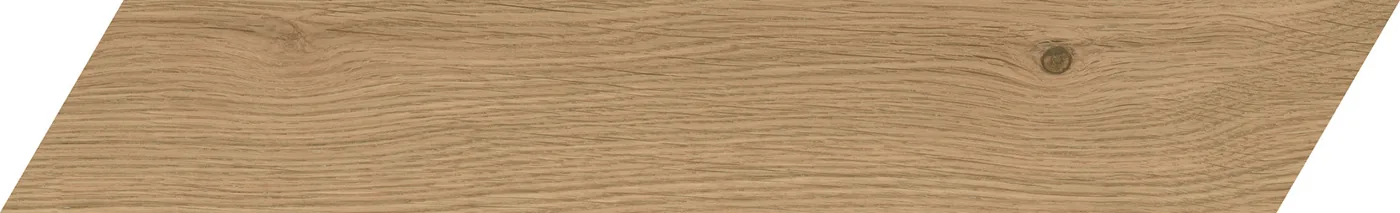 Atlas Concorde Log Icon Oak Chevron 7,5x45 cm – Holzoptik-Feinsteinzeug im Chevron-Fischgrätdekor