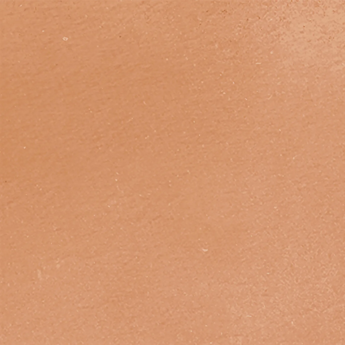 Terrakottafarbene Fliese in Steinoptik, 15x15 cm, matte Oberfläche mit leichter Wolkung und feinen hellen Sprenkeln.