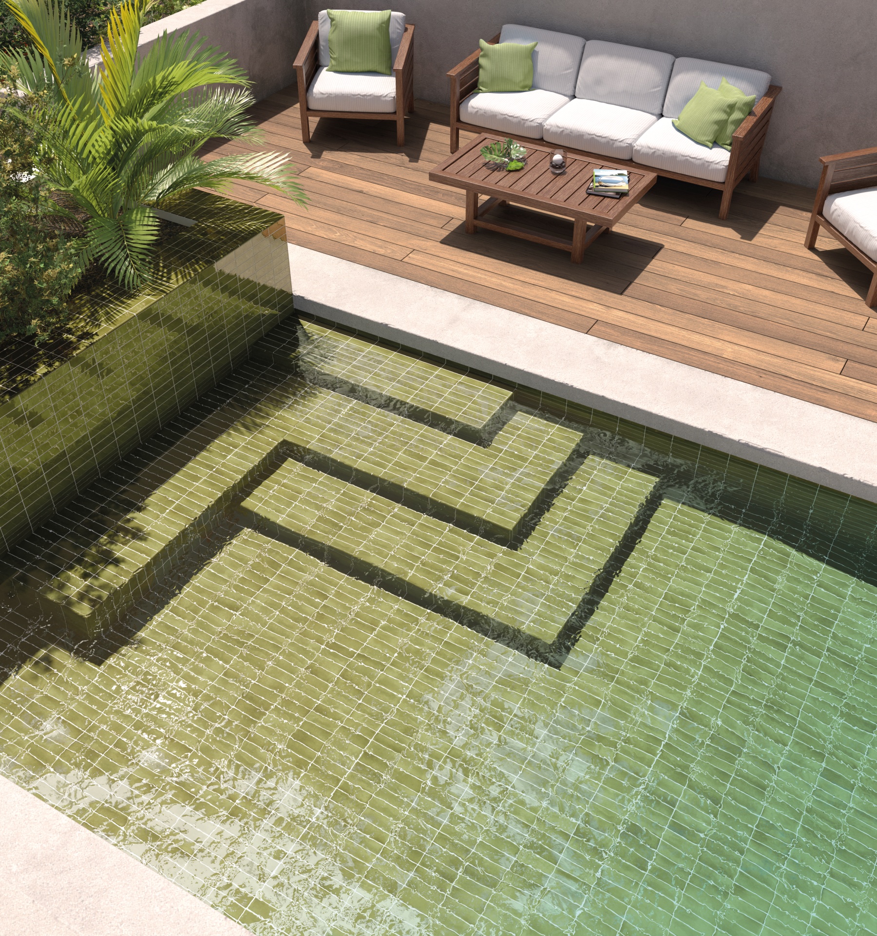 Equipe Coco Verd Glänzend - 5x15 cm | 7.8 mm