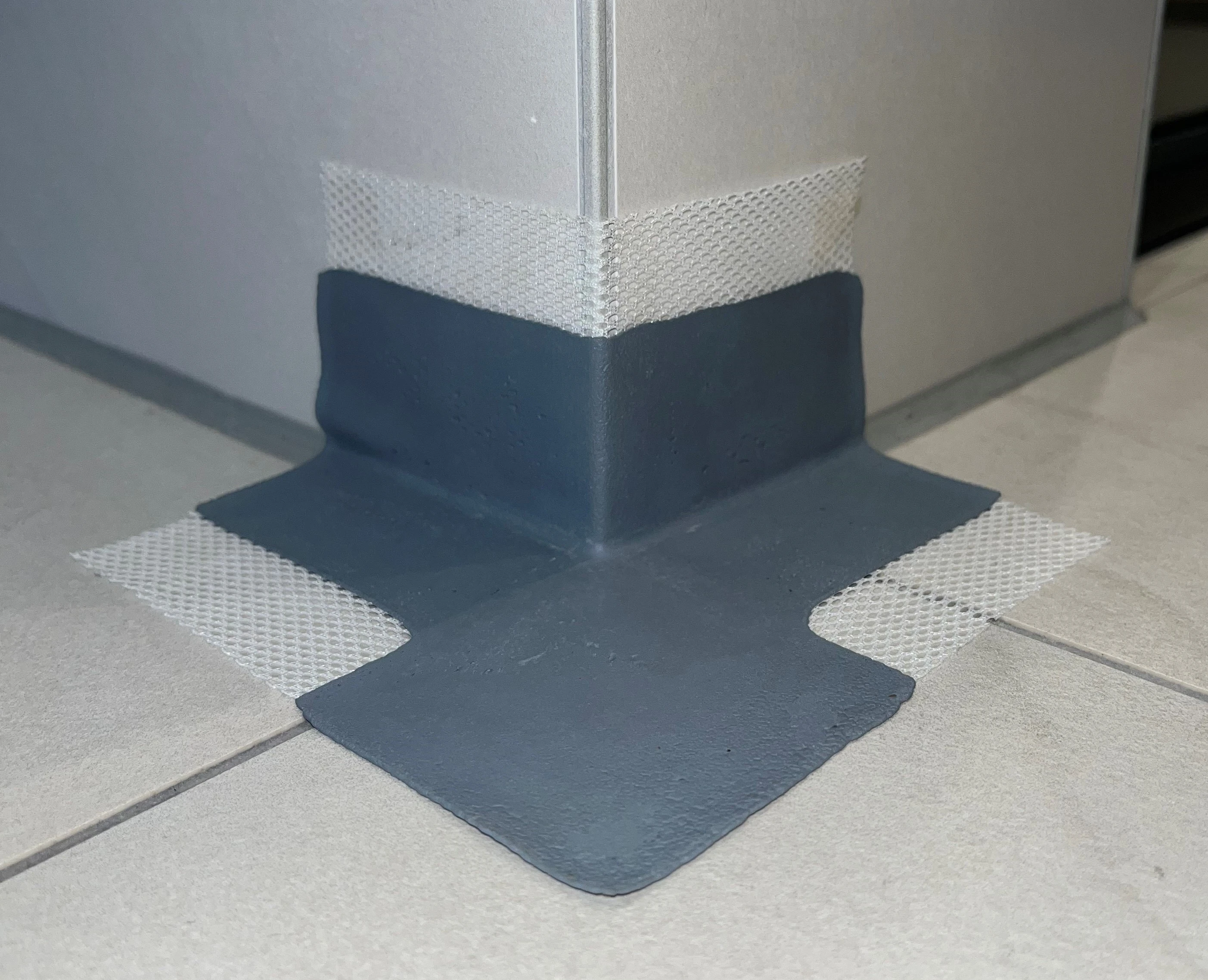 Dichtband Außenecke grau