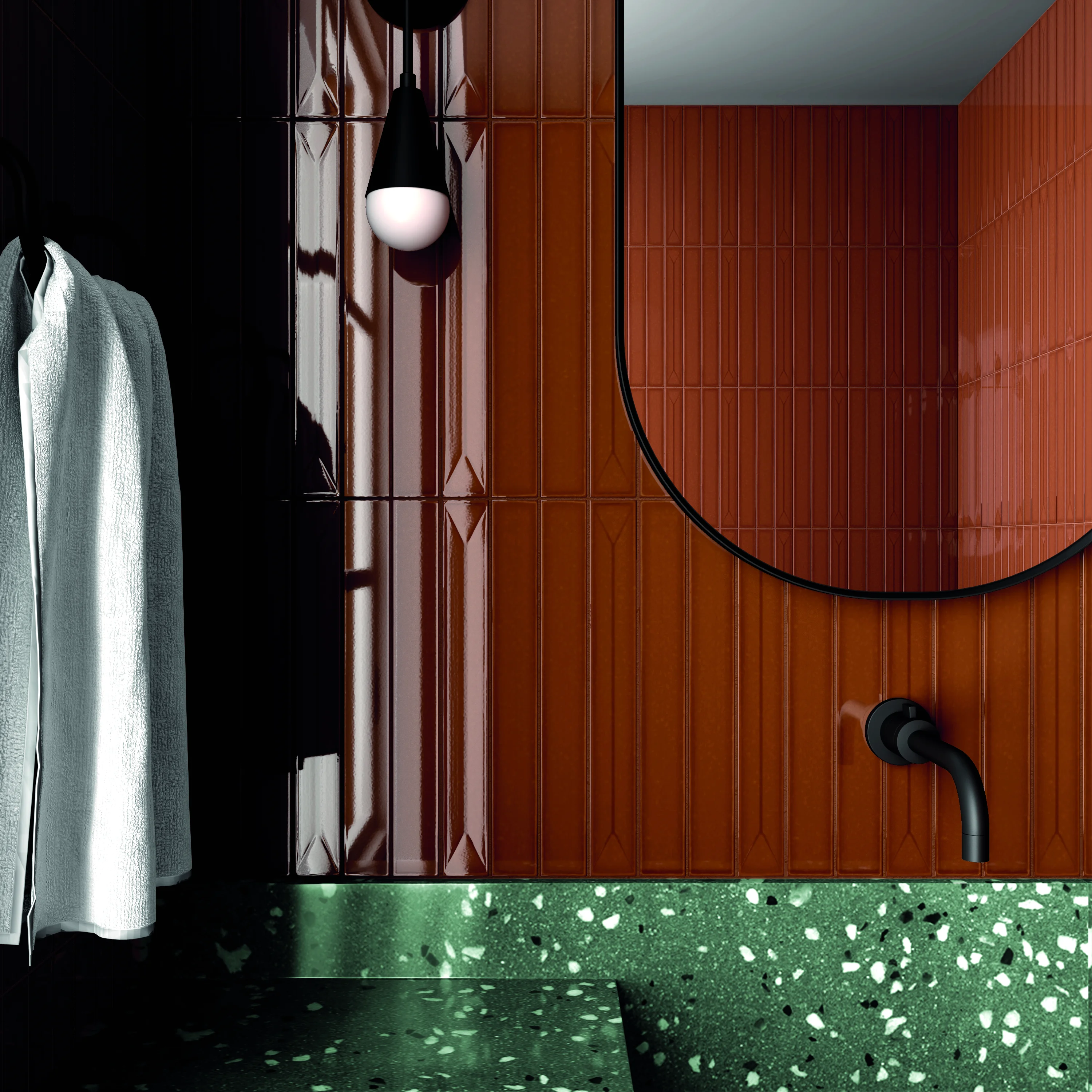 Equipe Vitral Caramel Reactive Glänzend - 5x40 cm | 8.3 mm