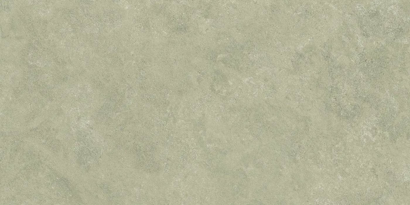 Boost Icor Crete von Atlas Concorde: hell gruenbeiger Feinsteinzeug in matter Steinoptik, 60 x 120 cm