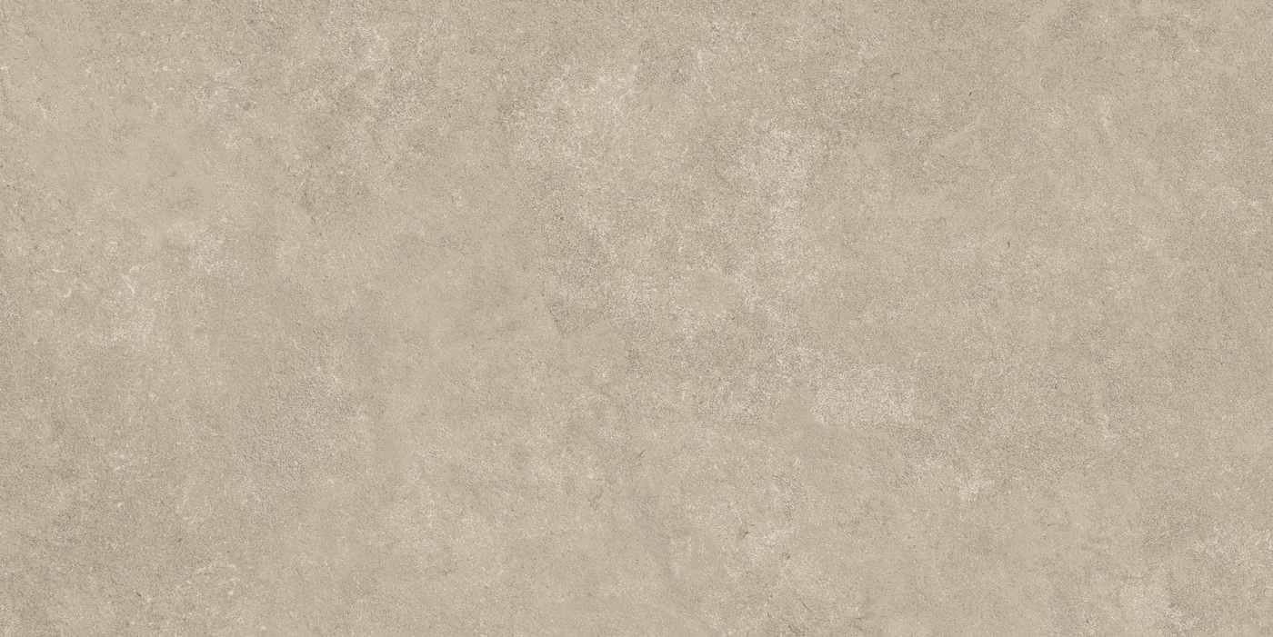 Boost Icor Crete von Atlas Concorde: hell gruenbeiger Feinsteinzeug in matter Steinoptik, 60 x 120 cm