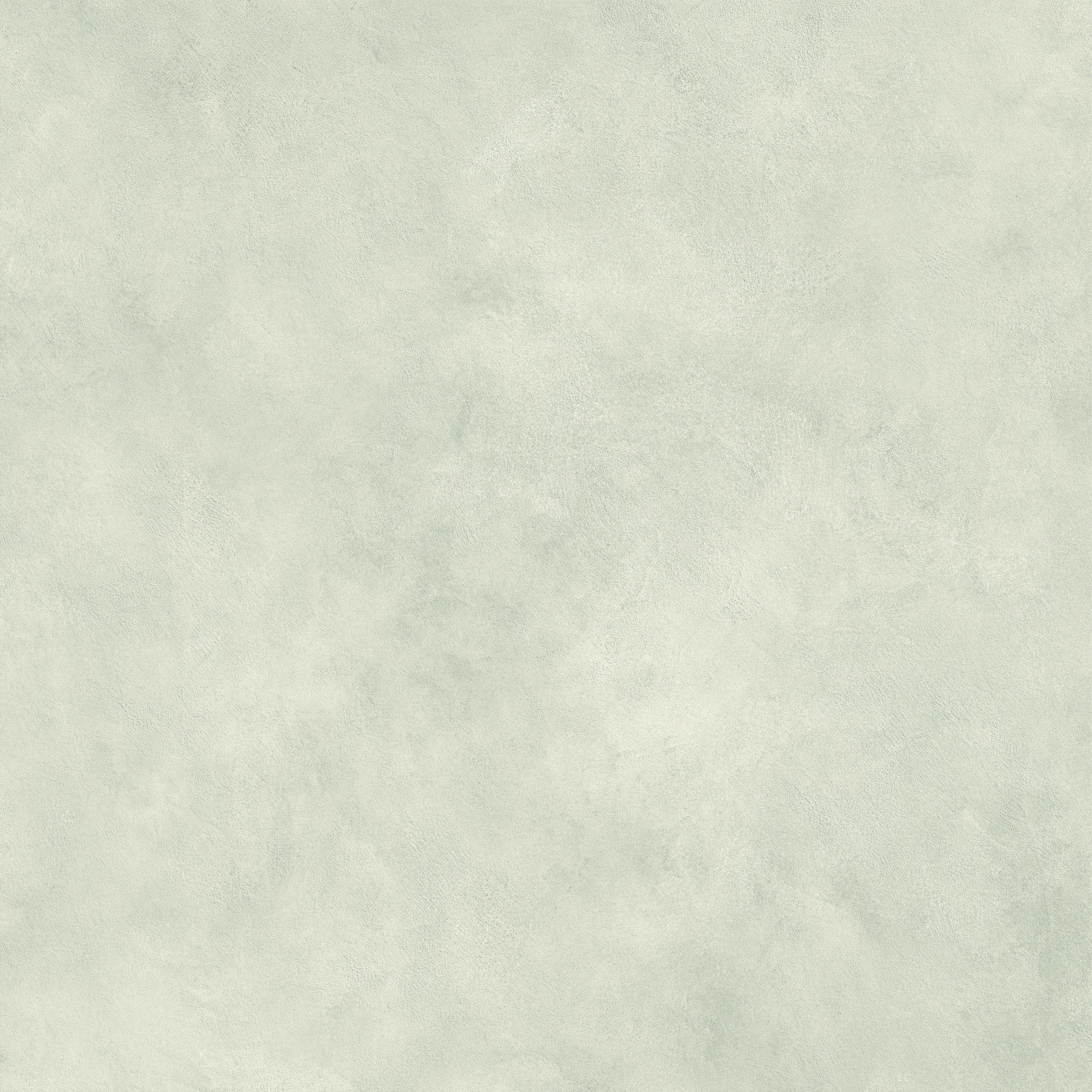 Hellgrau-grüne Betonoptik-Fliese 120×120 cm, mattes Finish mit feiner wolkiger Lasur über die Fläche – Ansicht 3.