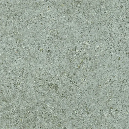 Mittelgraue Steinoptik mit feiner Maserung, leicht körniger Struktur und matter Oberfläche.