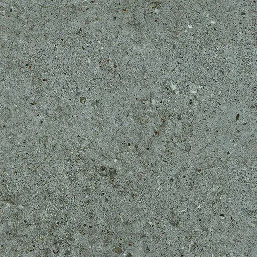 Anthrazit-graubraune Steinoptik mit feiner Maserung und sichtbaren Steinporen in Nahaufnahme.
