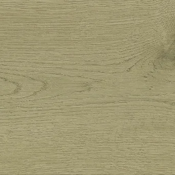 Nahaufnahme einer gräulich-beigen Holzoptik mit feiner Eichen-Maserung und ruhigem, gleichmäßigem Verlauf.