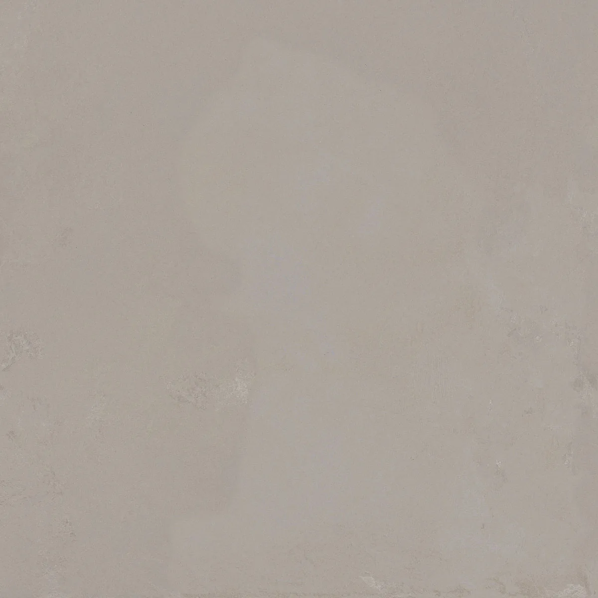 Hellgraue Fliese in Betonoptik, 60×60 cm, matt, mit sanft wolkiger Zementstruktur über die ganze Fläche
