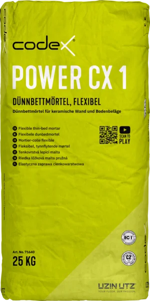 Codex Power CX 1 Dünnbettmörtel - 25 KG