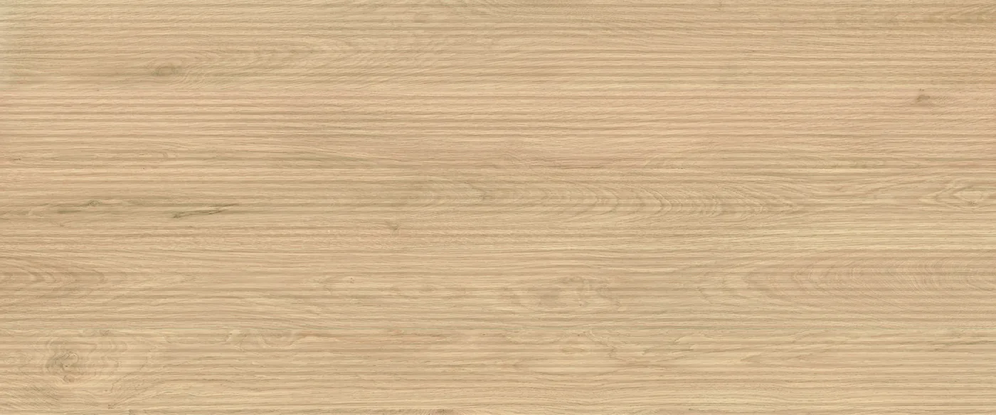 Atlas Concorde Log Bright Oak 3D Pleat 50x120 cm – Holzoptik-Feinsteinzeug mit 3D-Reliefstruktur und warmer Eichenmaserung