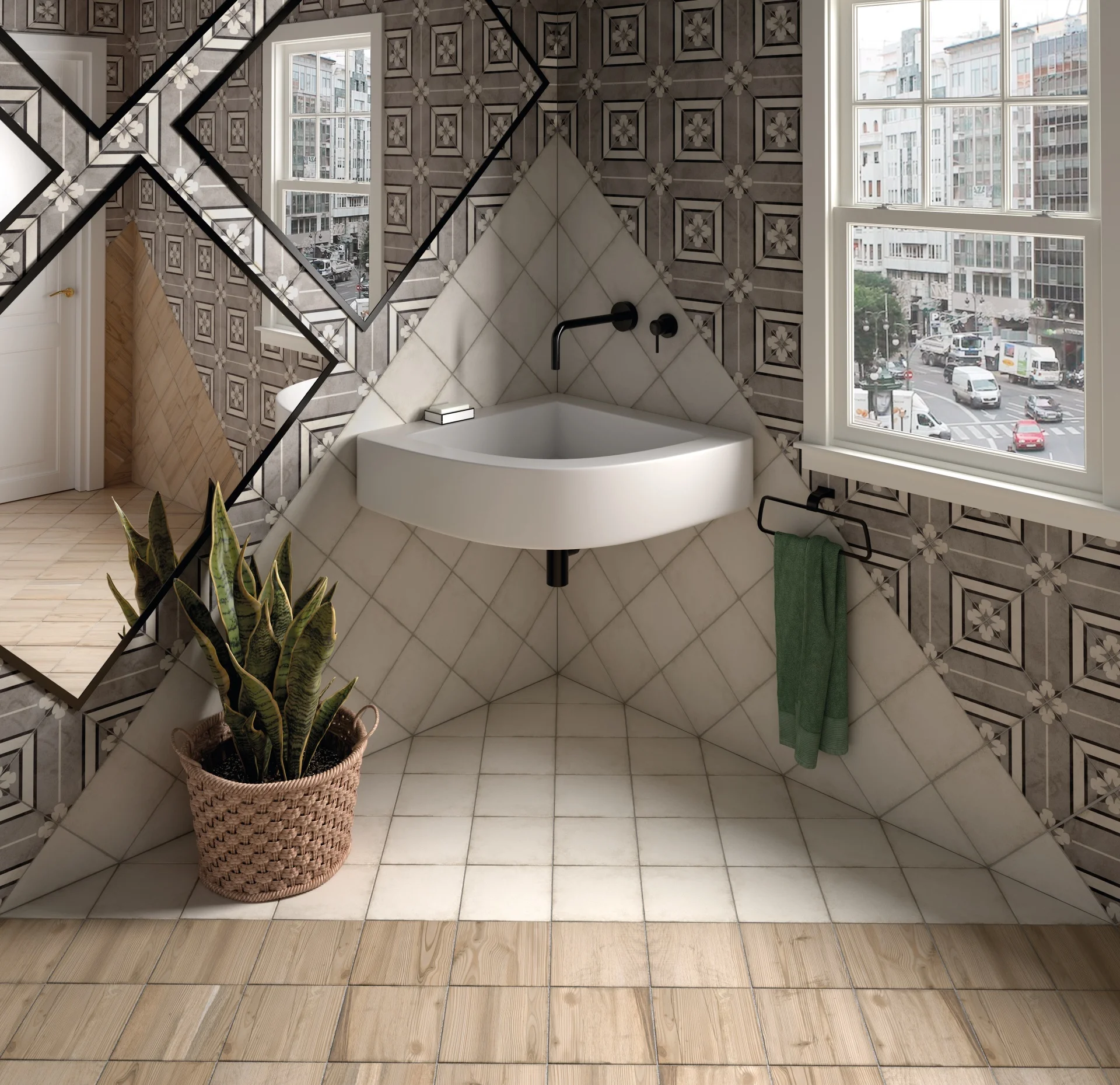 Equipe Art Nouveau Inspire Grey - 20x20 cm