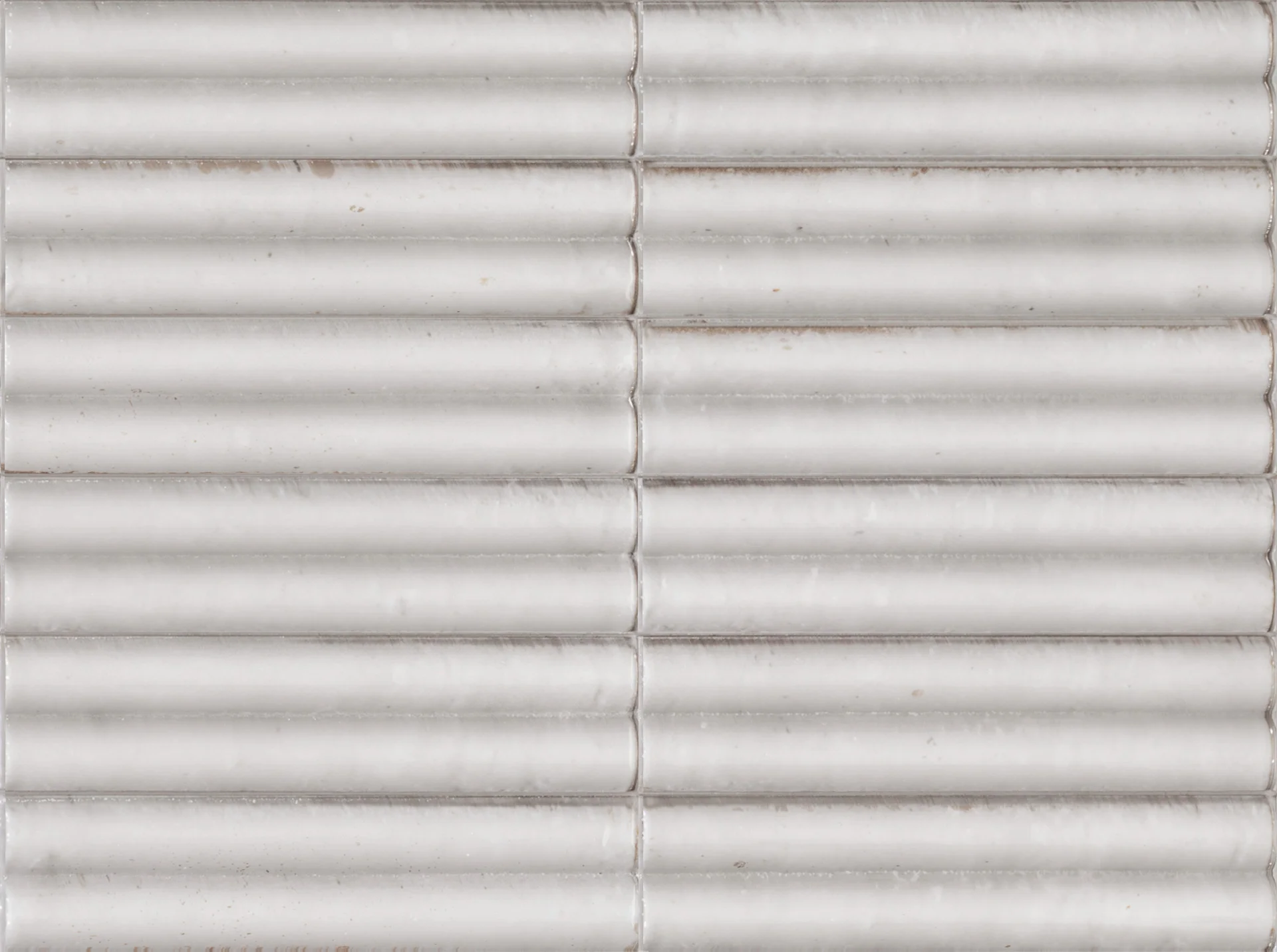 Marazzi Lume White Struttura 3D Swing Glänzend - 6x24 cm | 14 mm