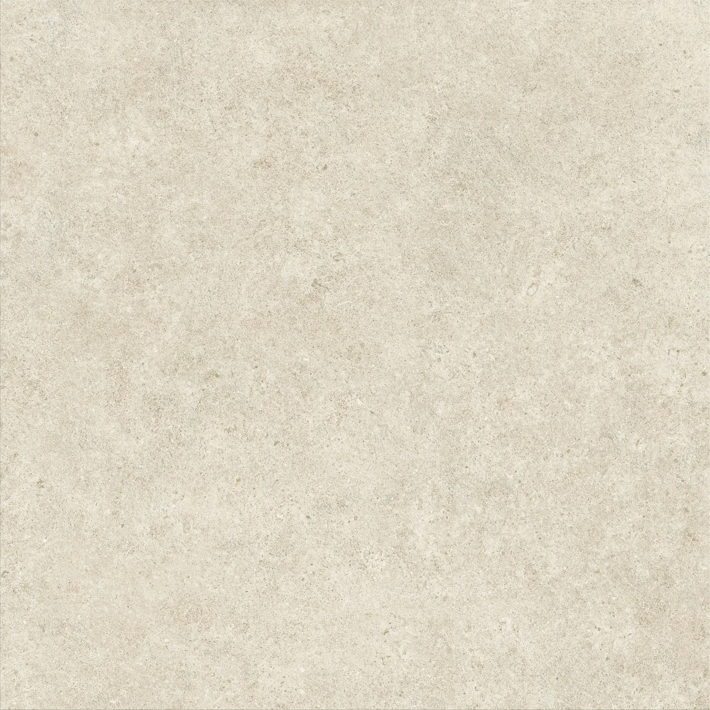 Boost Stone Ivory von Atlas Concorde: warm cremebeiges Feinsteinzeug in matter Steinoptik mit feiner Wolkung, 120x120 cm