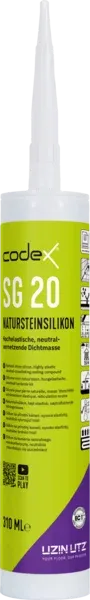 Codex SG 20 Natursteinsilikon - 310 ml anthrazit
