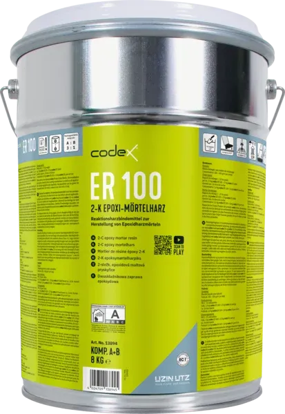 Codex ER 100 2-K Epoxi-, Grundier- und Mörtelharz - 2 KG